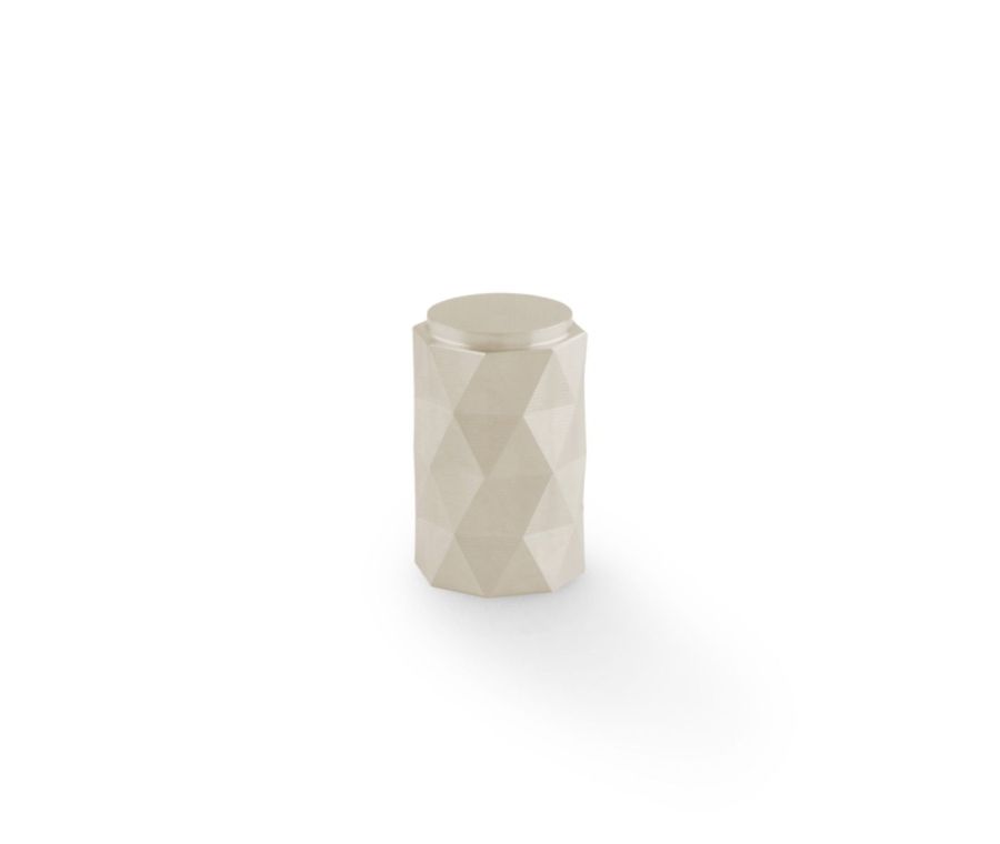 Alexander Wilks Satin Nickel Diamond Cut Knob | AW847-30-SN