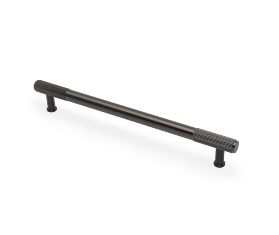 A&W Dark Bronze PVD Washington Reeded Pull Handle c/c 224mm | AW854R-224-DBZPVD