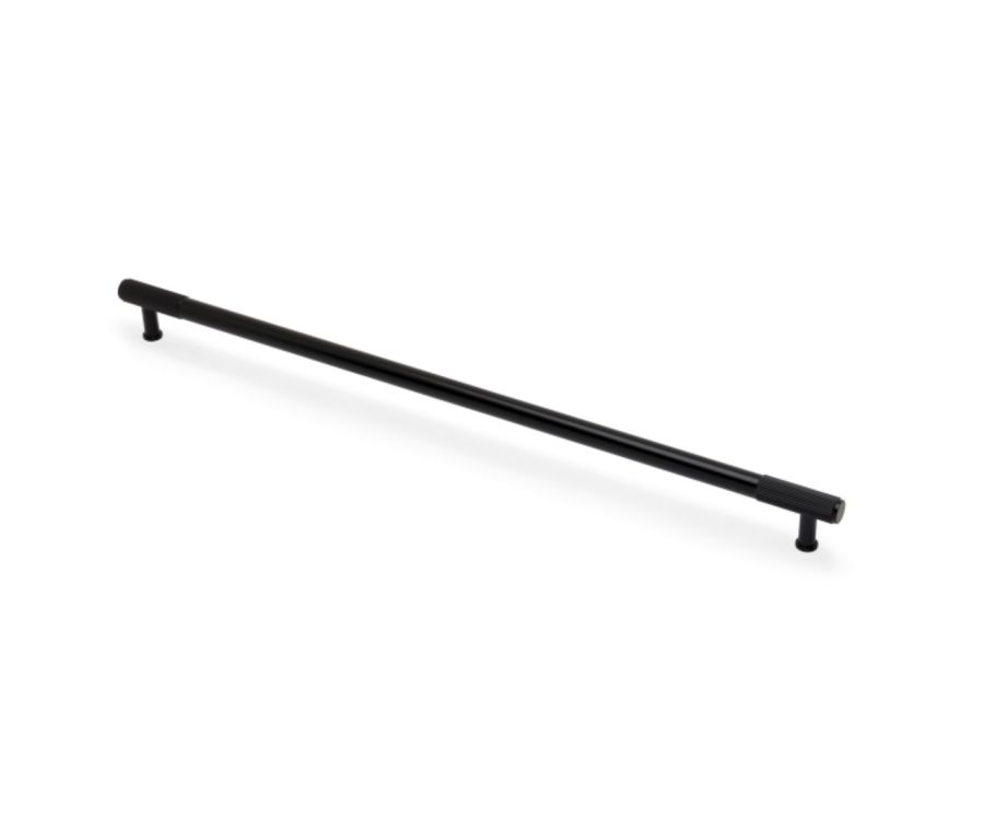 A&W Black Washington Reeded Pull Handle c/c 224mm | AW854R-448-BL
