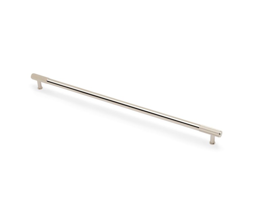 A&W Polished Nickel PVD Washington Reeded Pull Handle c/c 224mm | AW854R-448-PNPVD