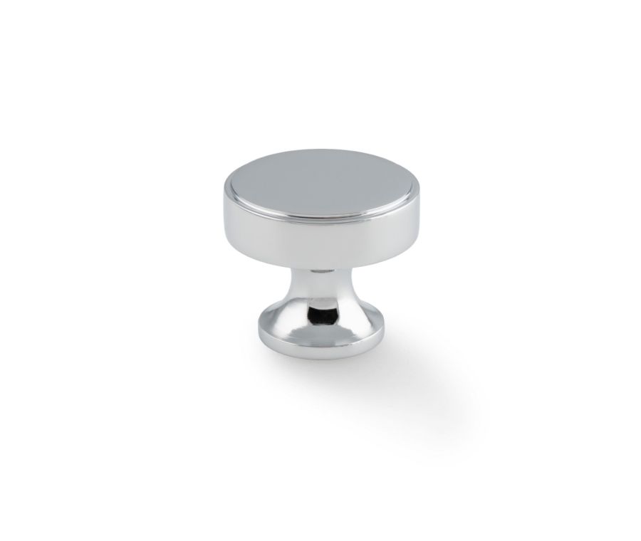 A&W Polished Chrome Havana Round Cupboard Knob | AW855-38-DBZ