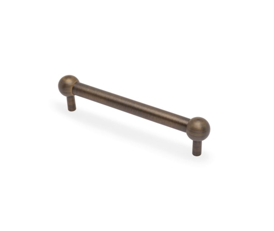 AW Antique Brass Caesar Cabinet Handle - 160mm c/c | AW856-160-AB