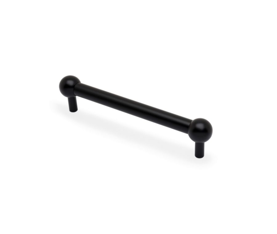 AW Black Caesar Cabinet Handle - 160mm c/c | AW856-160-BL