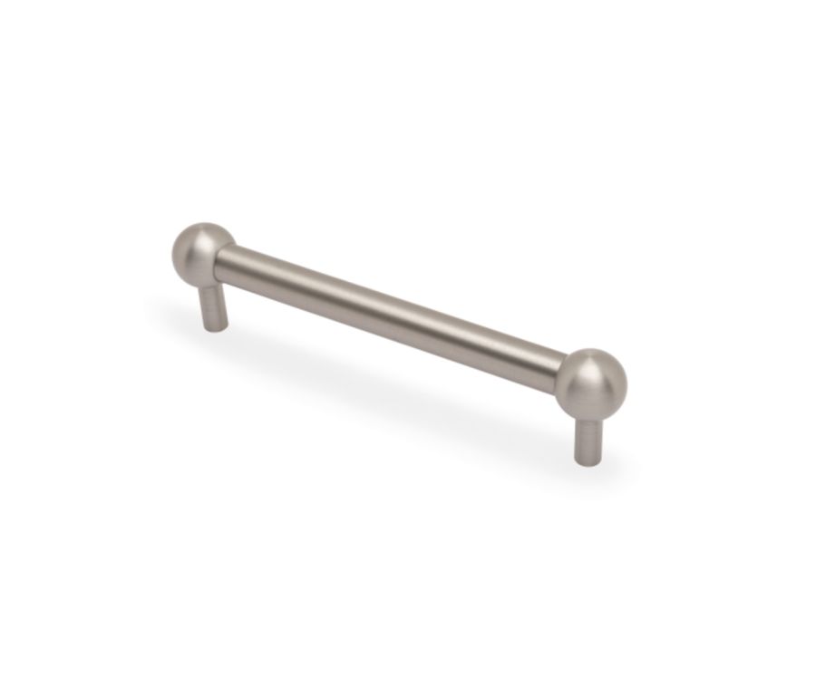 AW Satin Nickel Caesar Cabinet Handle - 160mm c/c | AW856-160-SN