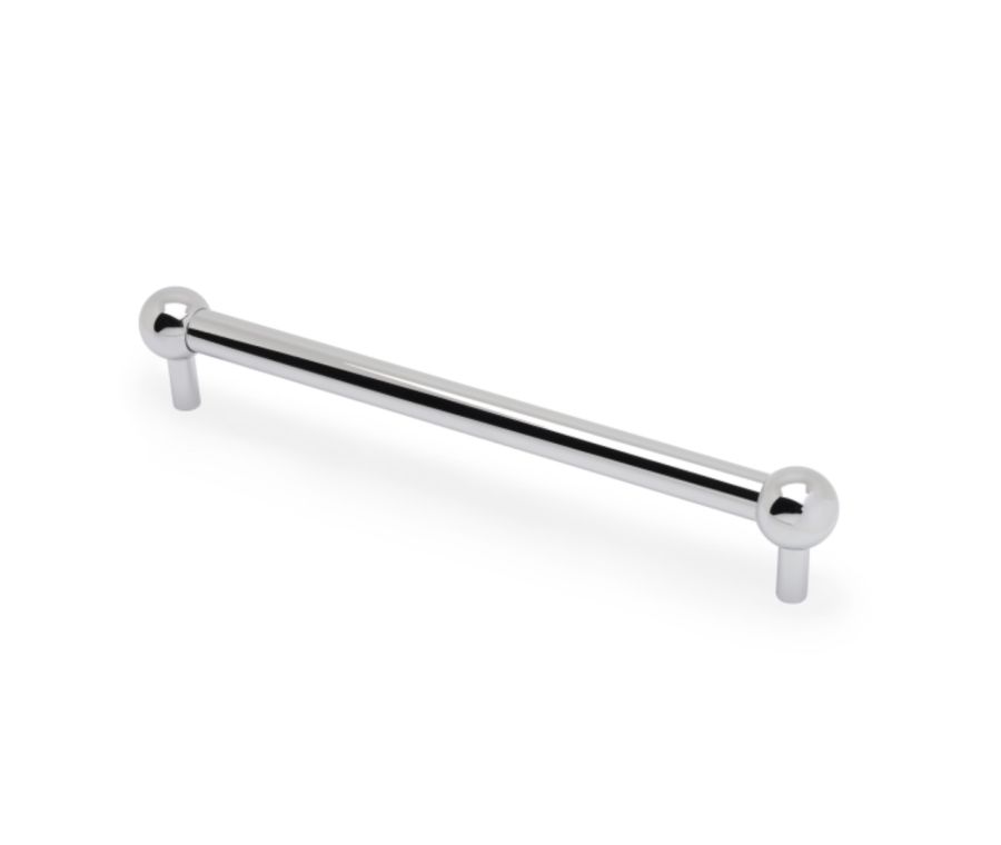 AW Polished Chrome Caesar Cabinet Handle - 224mm c/c | AW856-224-PC