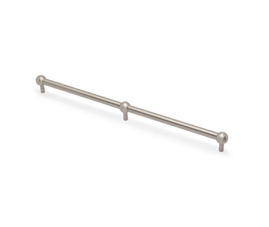 AW Satin Nickel Caesar Cabinet Handle - 448mm c/c | AW856-448-SN