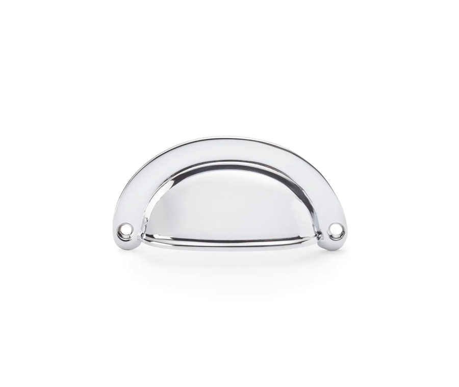 Alexander and Wilks Polished Chrome Callaco Ridged Cup Handle | AW901PC