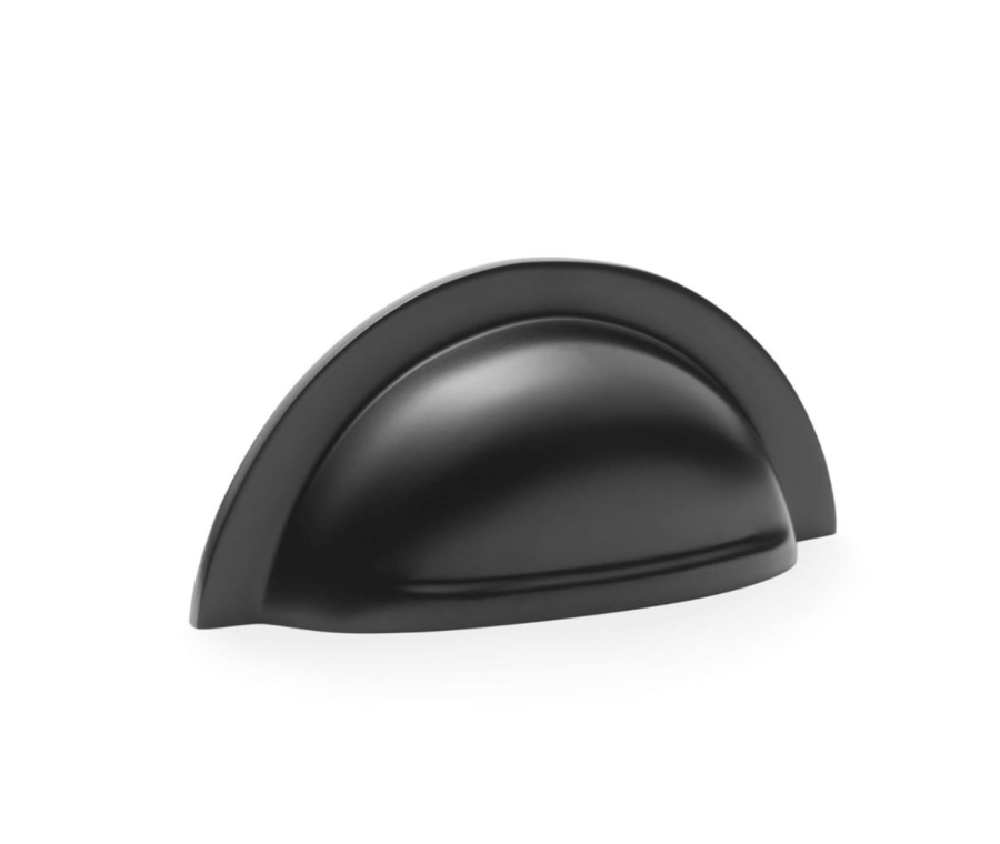 Alexander and Wilks Black Bardom Ridged Cup Handle | AW903BL