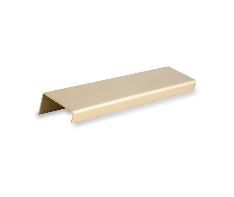 A&W Satin Brass PVD 150mm Tilly Finger Pull | AW908-150-SBPVD
