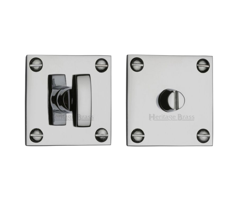 Polished Chrome Square Bathroom Turn & Release - BAU1555