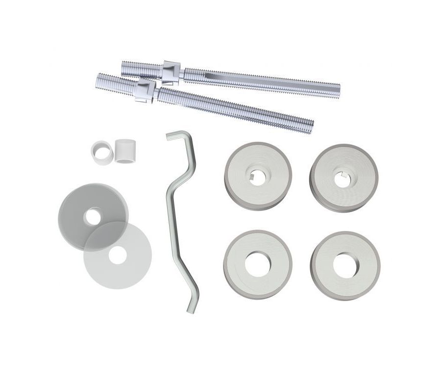 Satin Stainless Back to Back Fixing for Carlisle Brass 19mm Pull Handles | BBF1019SSS