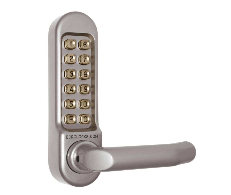 Borg 5001 Digital Lock & Round Bar Handle with optional finishes