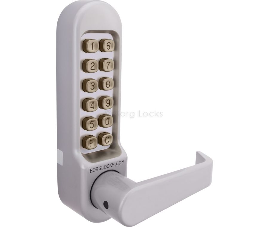 Borg 5403 Digital Lock & Flat Bar Handle with eurolock case & optional finishes