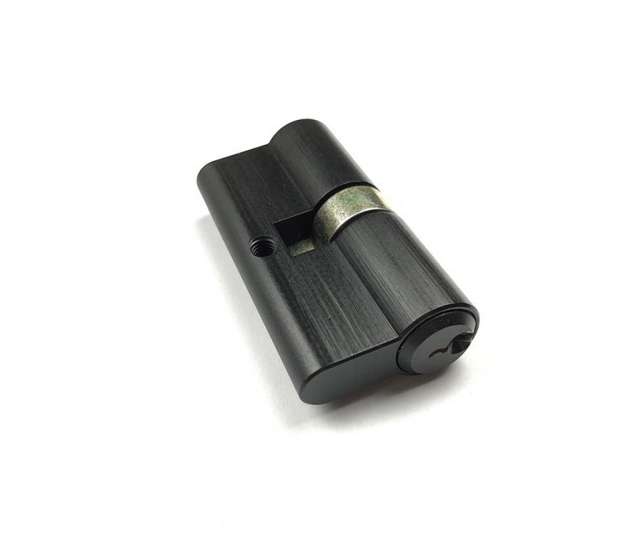 Evva 72mm A5 Black Euro Double Cylinder 36/36 | A5EDC3636BLK