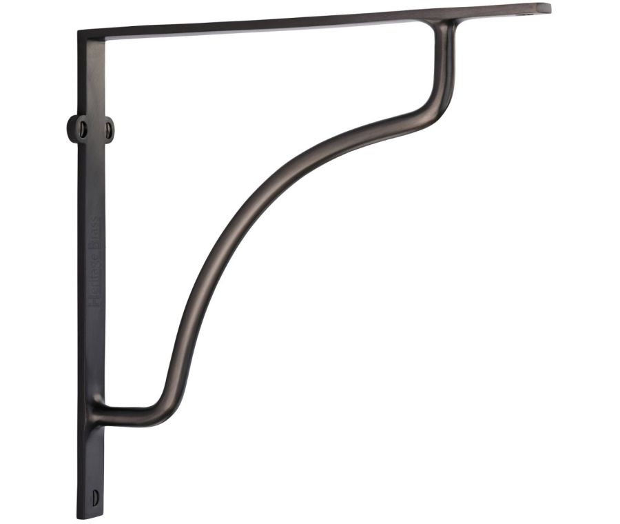 Heritage Brass Matt Bronze Cable Shelf Bracket  |  BR2120 10-MB