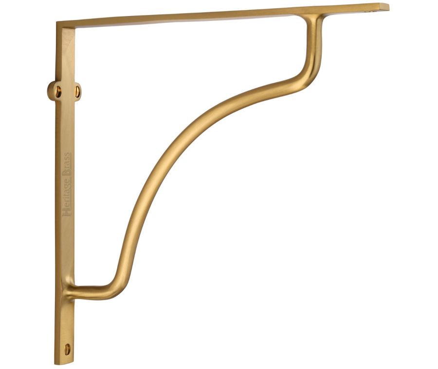Heritage Brass Satin Brass Cable Shelf Bracket  |  BR2120 10-SB
