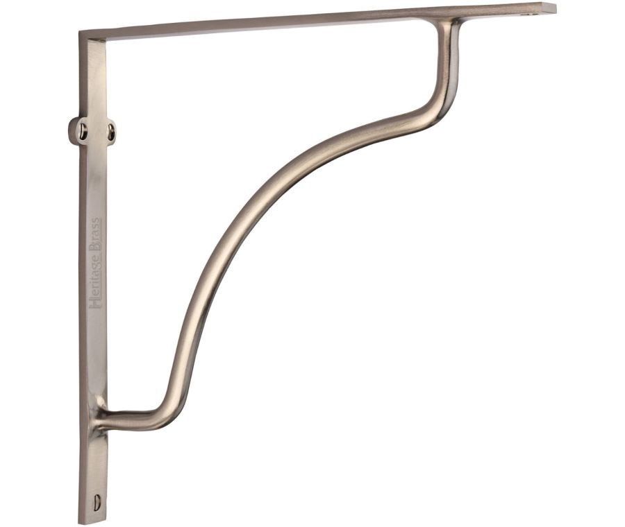 Heritage Brass Satin Nickel Cable Shelf Bracket  |  BR2120 10-SN