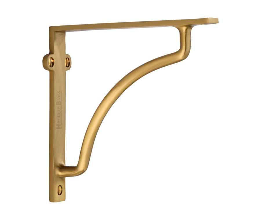 Heritage Brass Satin Brass Cable Shelf Bracket  |  BR2120 6-SB