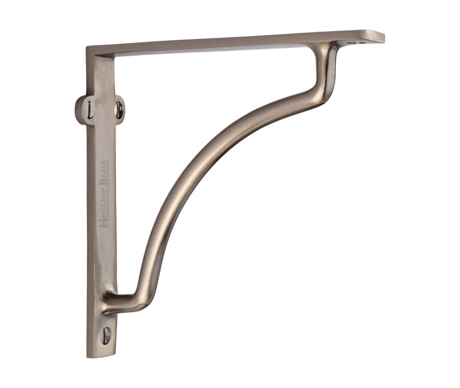 Heritage Brass Satin Nickel Cable Shelf Bracket  |  BR2120 6-SN