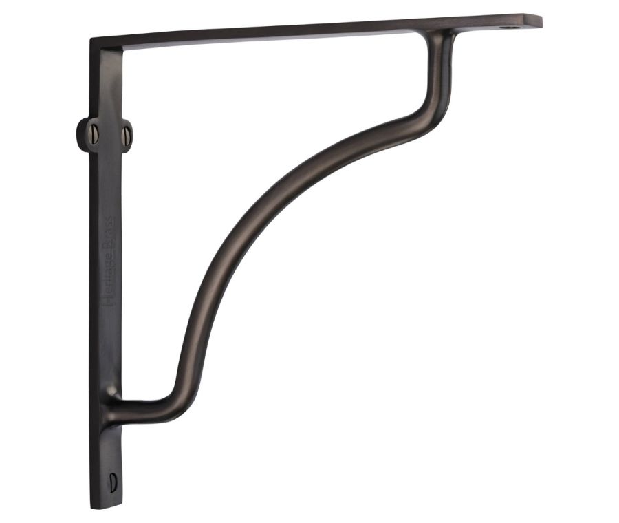 Heritage Brass Matt Bronze Cable Shelf Bracket  |  BR2120 8-MB
