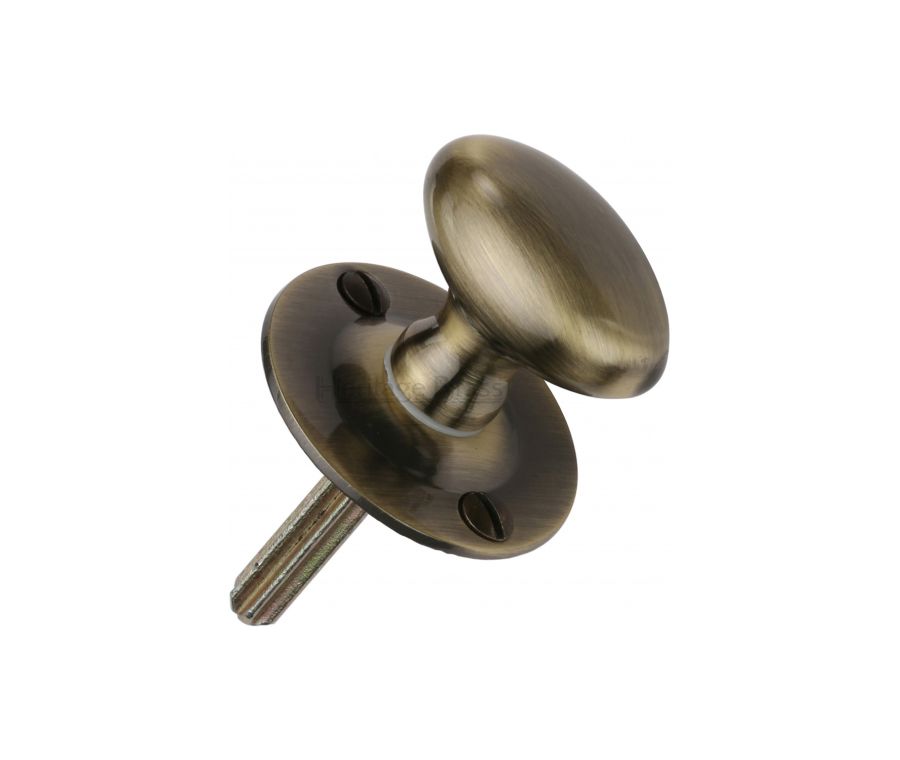 Antique Brass Thumbturn w/o Bolt for Bathroom or Bedroom Doors