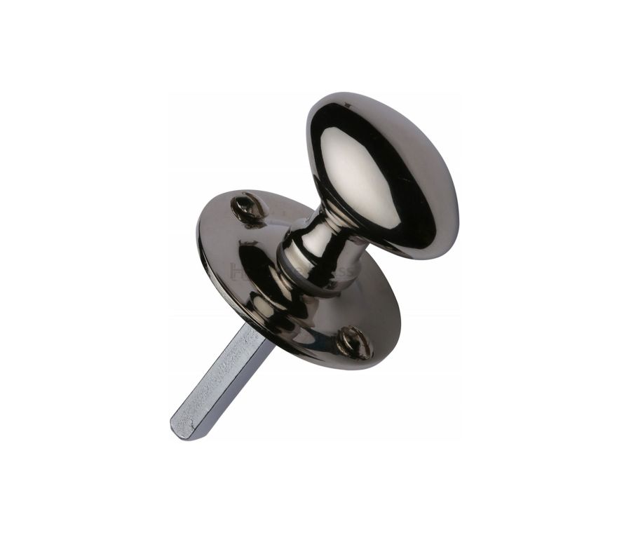 Polished Nickel Finish Thumbturn w/o Bolt for Bathroom or Bedroom Doors