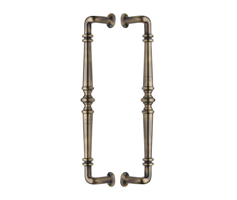 Heritage Brass Antique Brass Avon Back to Back Door Pull Handle 390mm