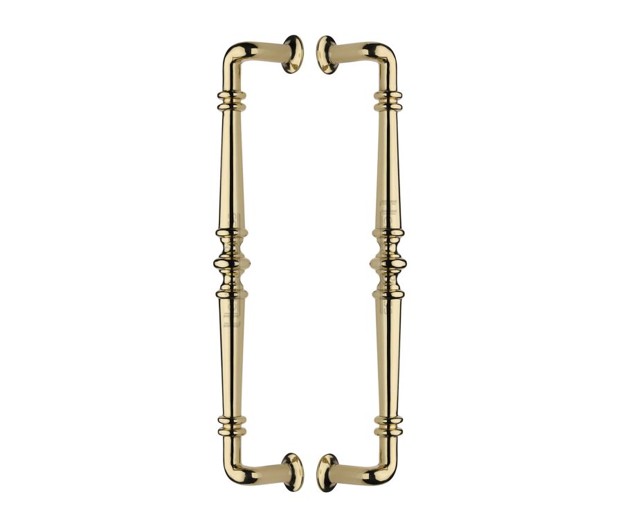 Heritage Brass Polished Brass Avon Back to Back Door Pull Handle 390mm