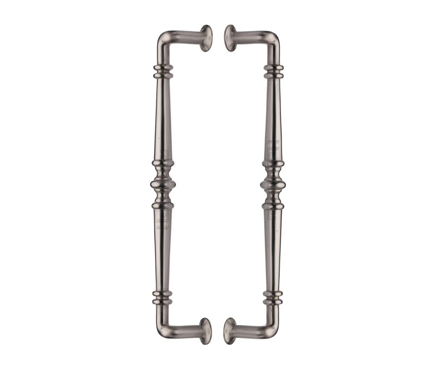 Heritage Brass Satin Nickel Avon Back to Back Door Pull Handle 390mm