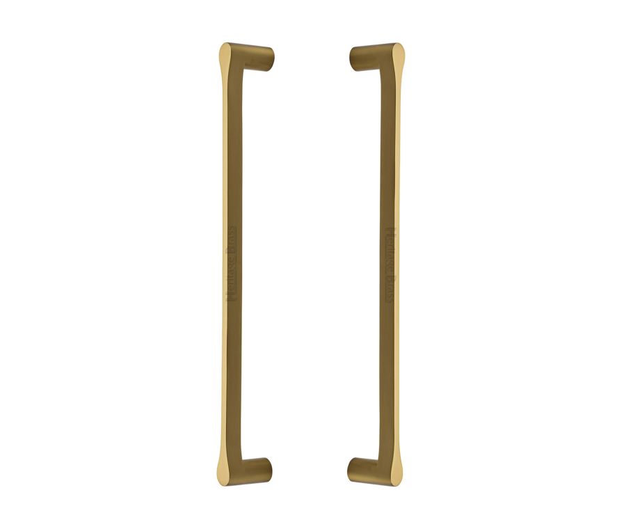 Heritage Brass Satin Brass Gio Back to Back Door Pull Handle 332mm