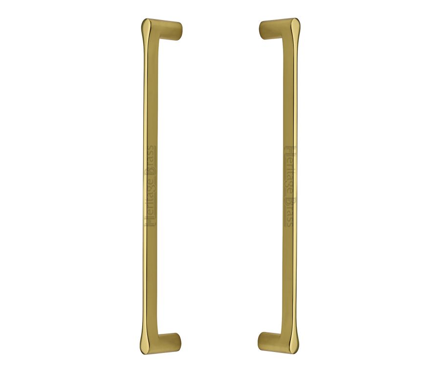 Heritage Brass Polished Brass Gio Back to Back Door Pull Handle 484mm