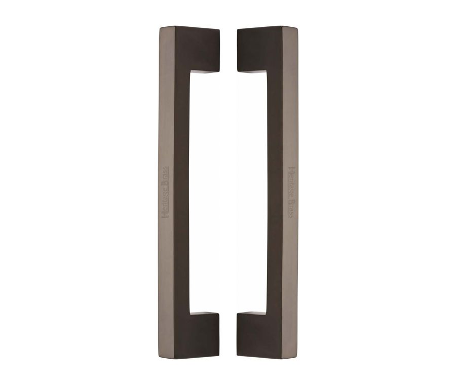 Heritage Brass Matt Bronze Urban Back to Back Door Pull Handle 305mm