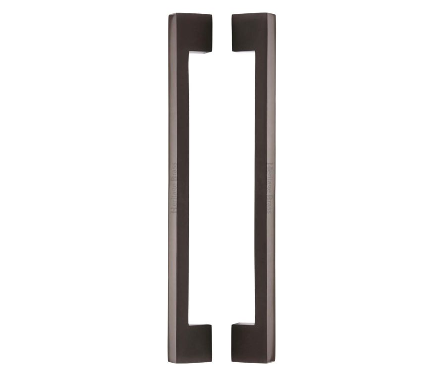 Heritage Brass Matt Bronze Urban Back to Back Door Pull Handle 457mm