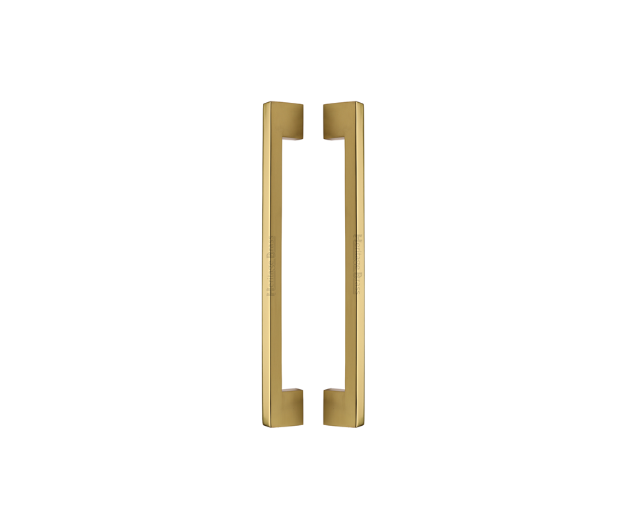 Heritage Brass Polished Brass Urban Back to Back Door Pull Handle 457mm