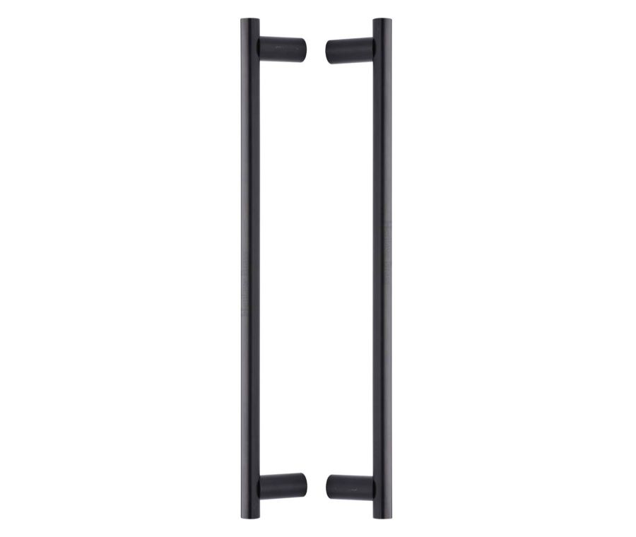 Heritage Brass Matt Bronze Bar Back to Back Door Pull Handle 489mm