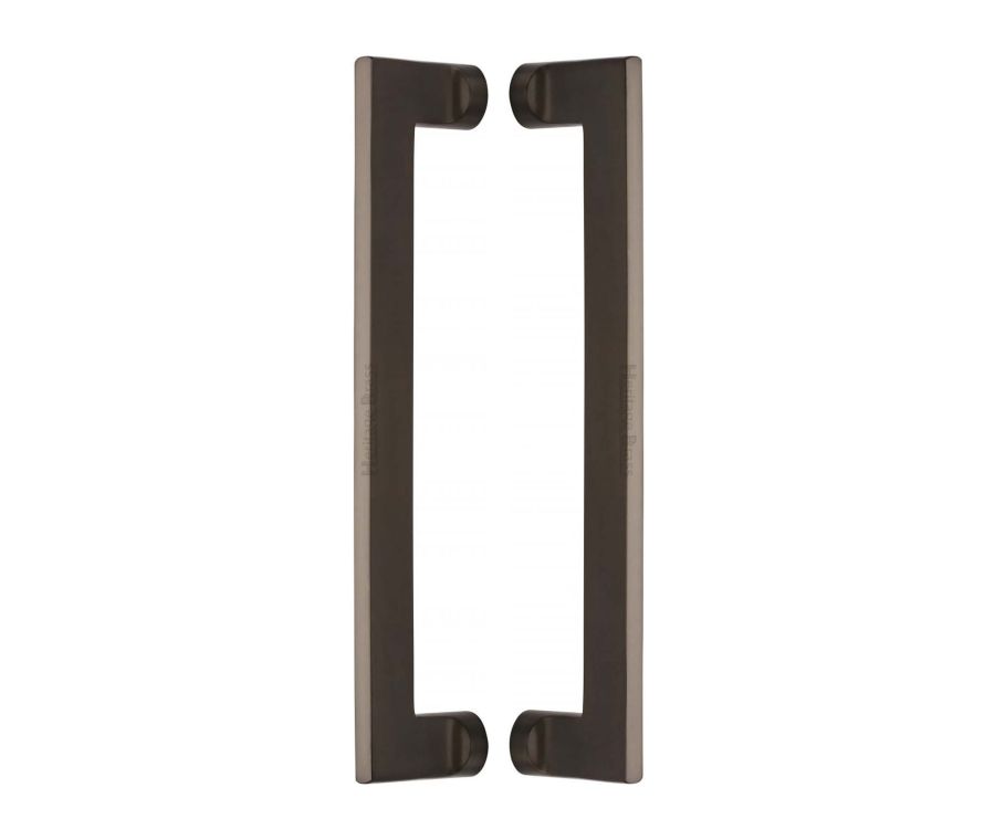 Heritage Brass Matt Bronze Apollo Back to Back Door Pull Handle 307mm