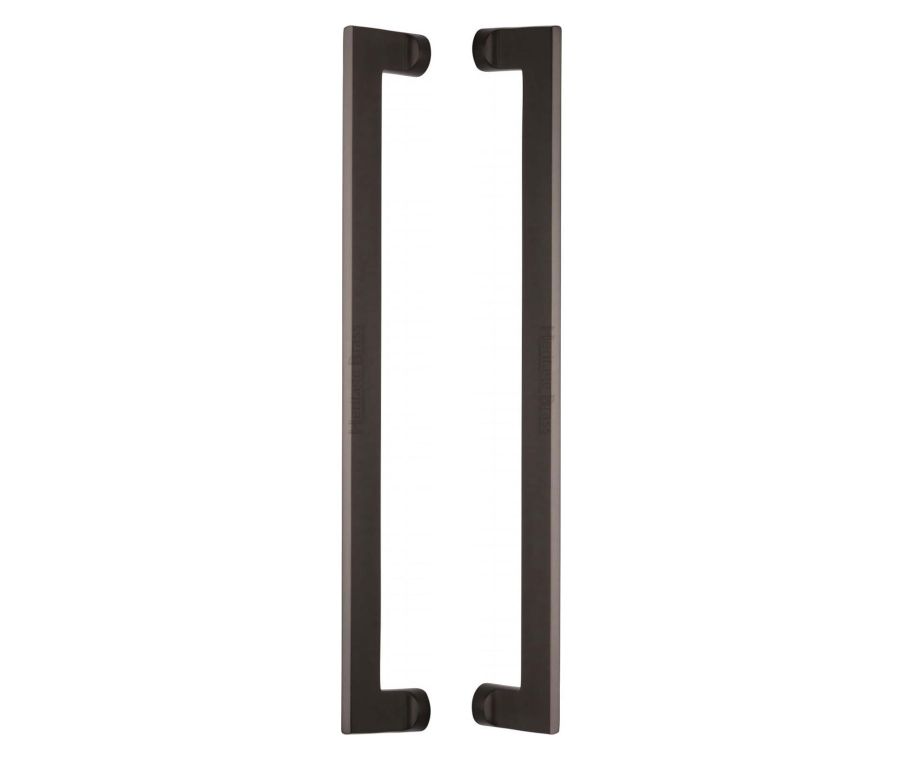 Heritage Brass Matt Bronze Apollo Back to Back Door Pull Handle 460mm