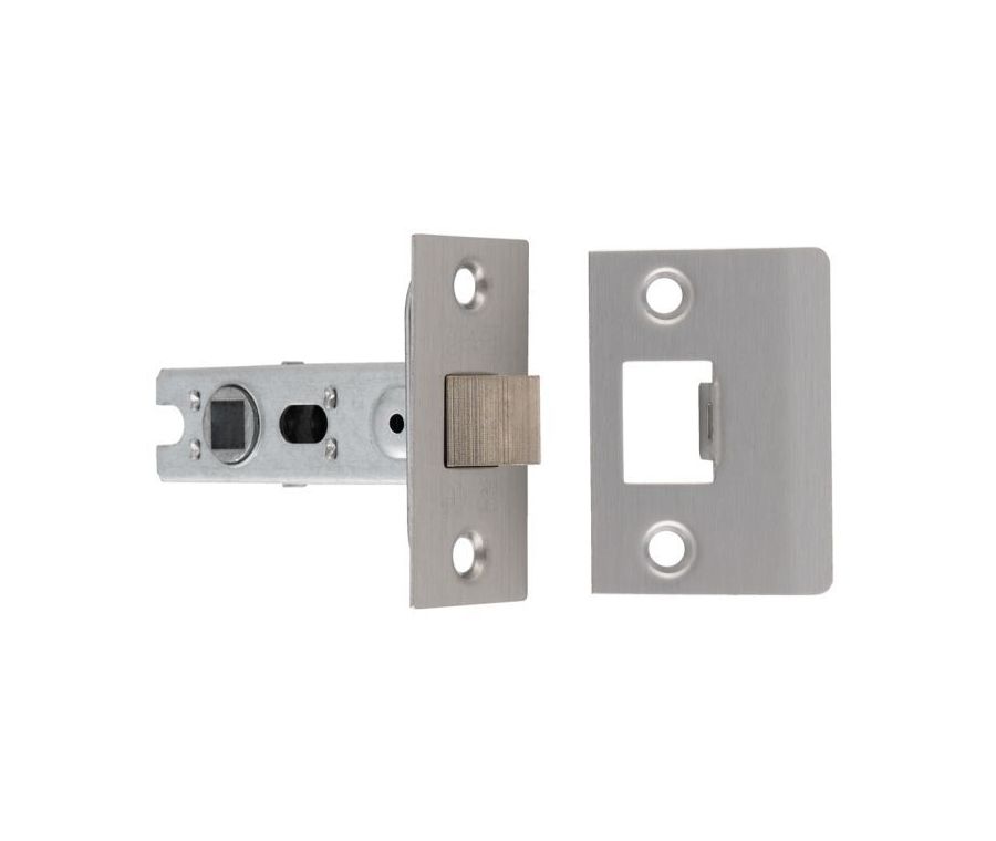 64mm Satin Stainless Steel Tubular Mortice Latch | BTL25SS