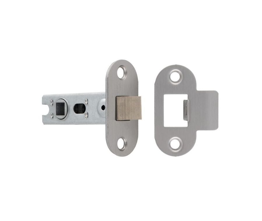 64mm Satin Stainless Steel Tubular Mortice Latch | BTL25SS/R