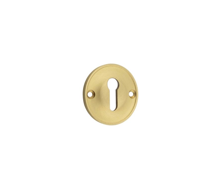 Burlington 40mm Satin Brass STD Keyway Escutcheon | BUR121SB