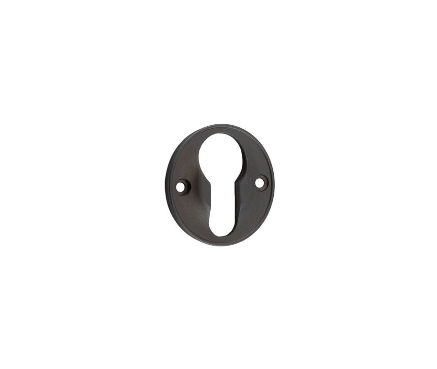 Burlington 40mm Dark Bronze Euro Keyway Escutcheon | BUR122DB