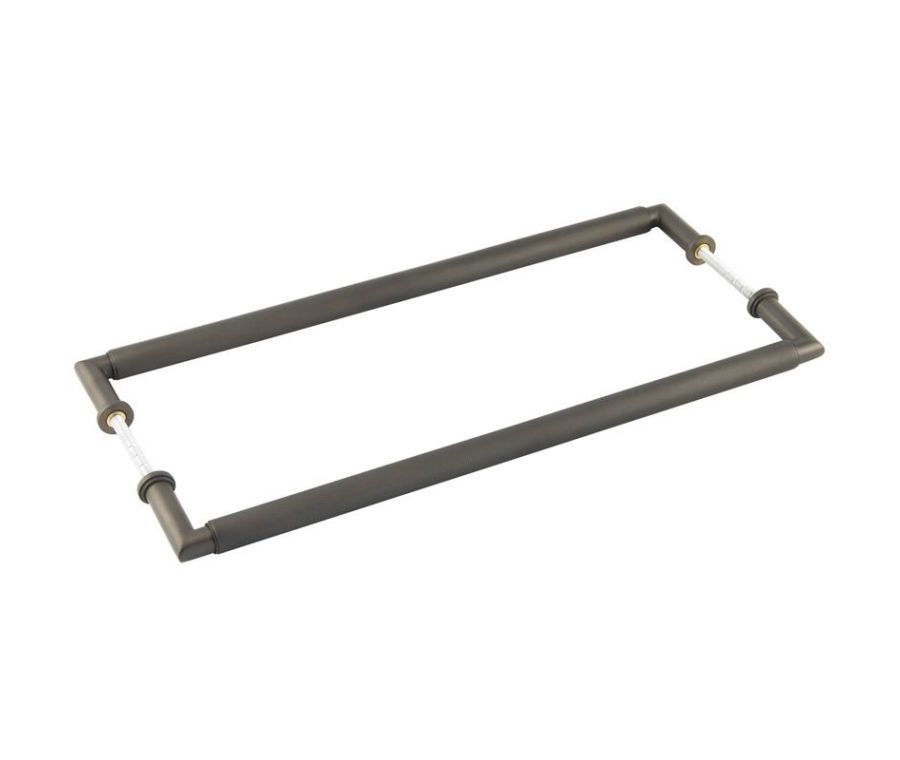 Burlington Piccadilly 425mm Dark Bronze Back to Back Pull Handle | BUR140DBB2B
