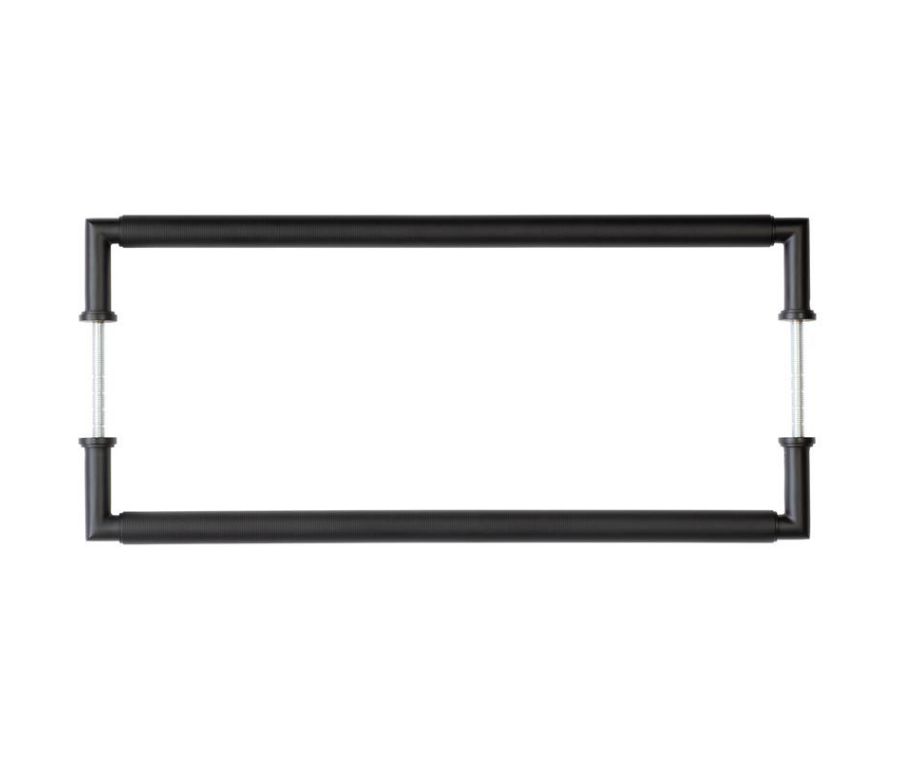 Burlington Piccadilly 425mm Matt Black Back to Back Pull Handle | BUR140MBB2B
