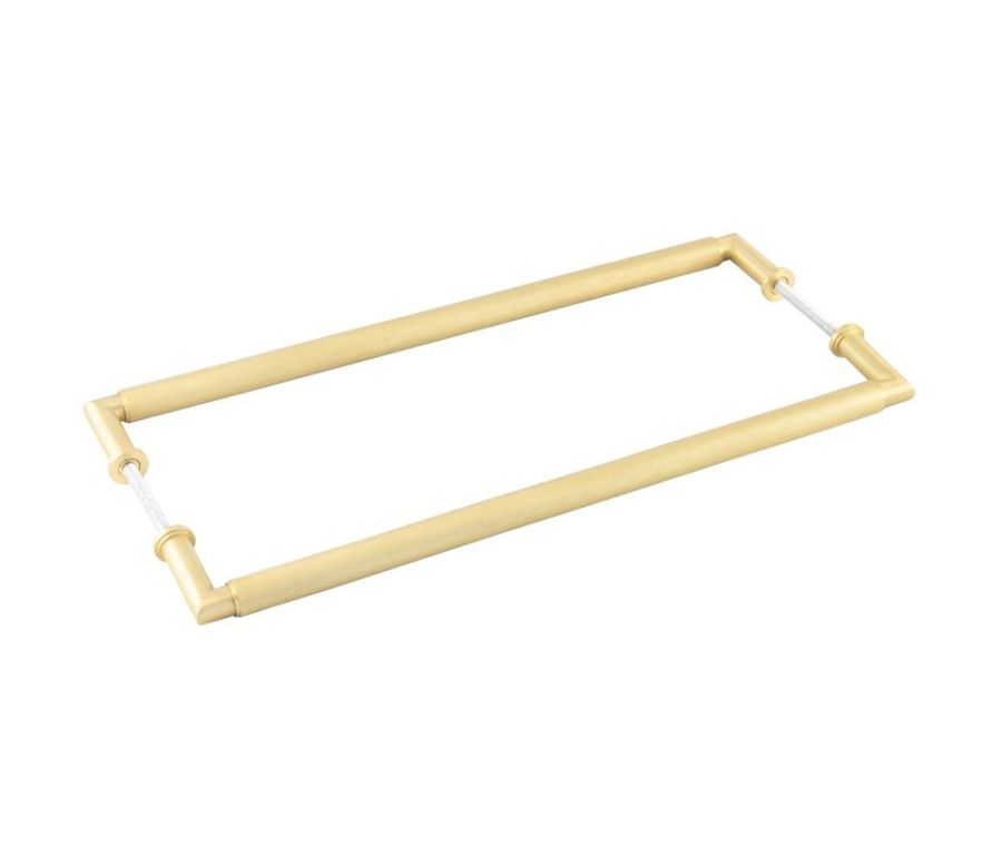 Burlington Piccadilly 425mm Satin Brass Back to Back Pull Handle | BUR140SBB2B
