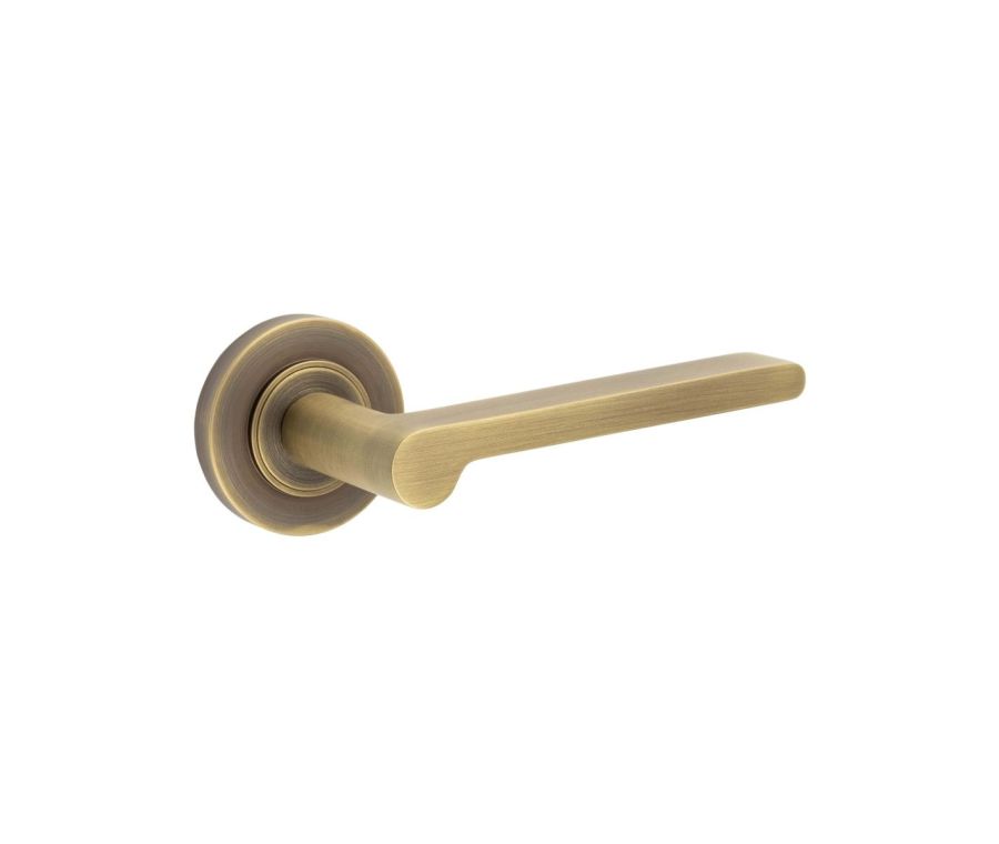 Set Burlington Antique Brass Fitzrovia Lever Furniture | BUR15AB