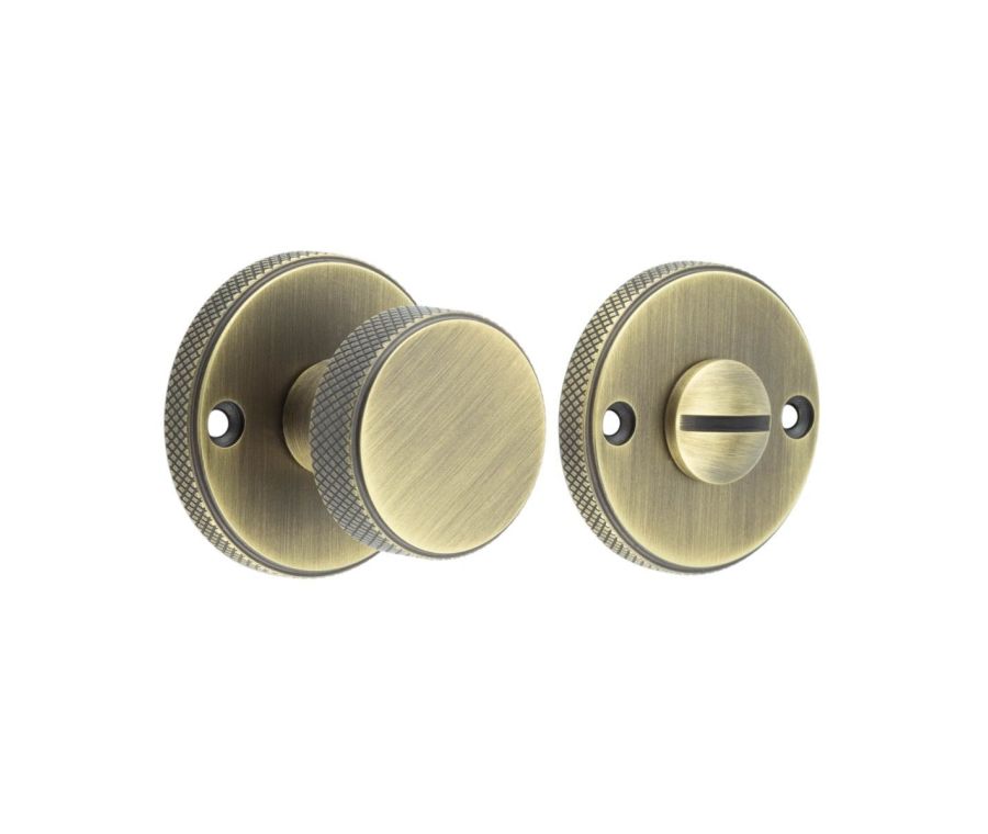Burlington Antique Brass Westbourne Turn and Release | BUR180AB