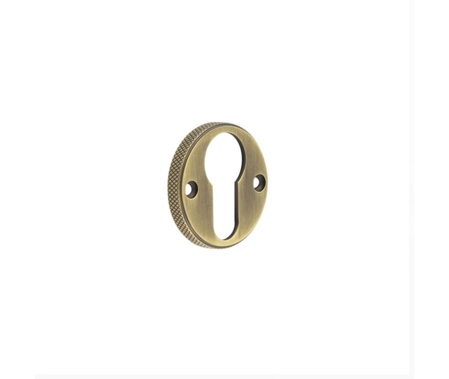 Burlington Antique Brass 40mm Westbourne Euro Escutcheon | BUR181AB