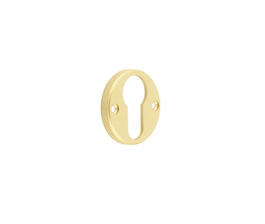 Burlington Satin Brass 40mm Westbourne Euro Escutcheon | BUR181SB