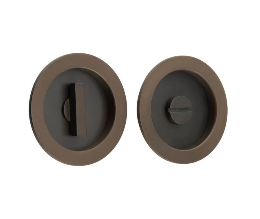 Burlington 75x12mm Dark Bronze Round Concealed Turn and Release | BUR216DB
