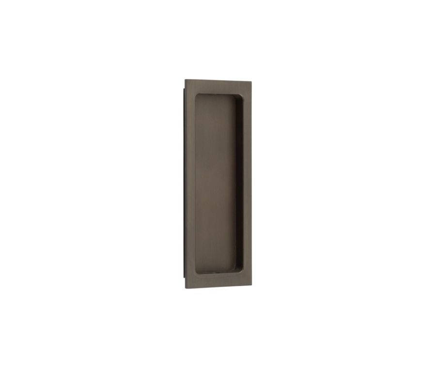 Burlington 150x55mm Dark Bronze Rectangular Flush Handle | BUR225DB